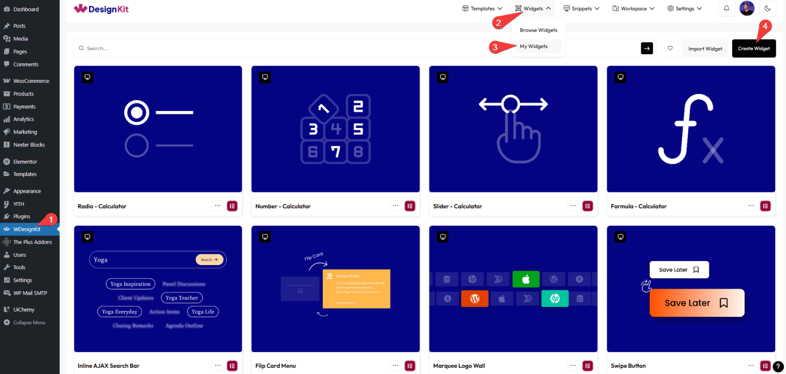 How to Create Custom Elementor Widget using Free WDesignKit Widget ...