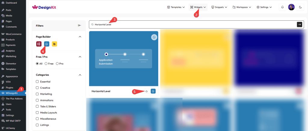 Horizontal Level Block for Gutenberg - WDesignKit Learning Center