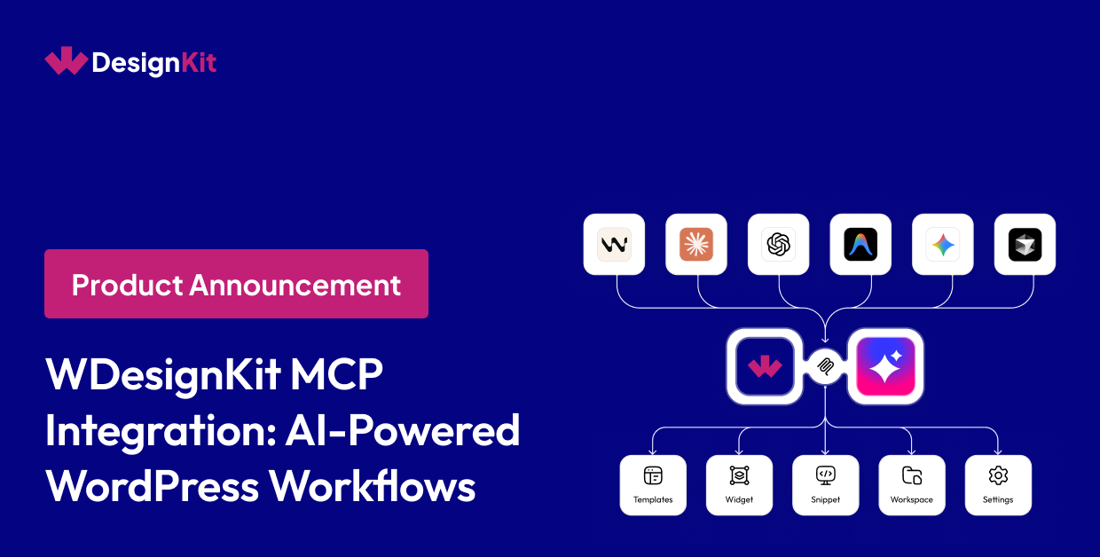 WDesignKit MCP Integration: AI-Powered WordPress Workflows